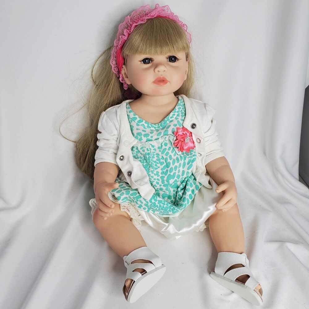 Unmarked Baby Doll Blonde Hair Blue Eyes